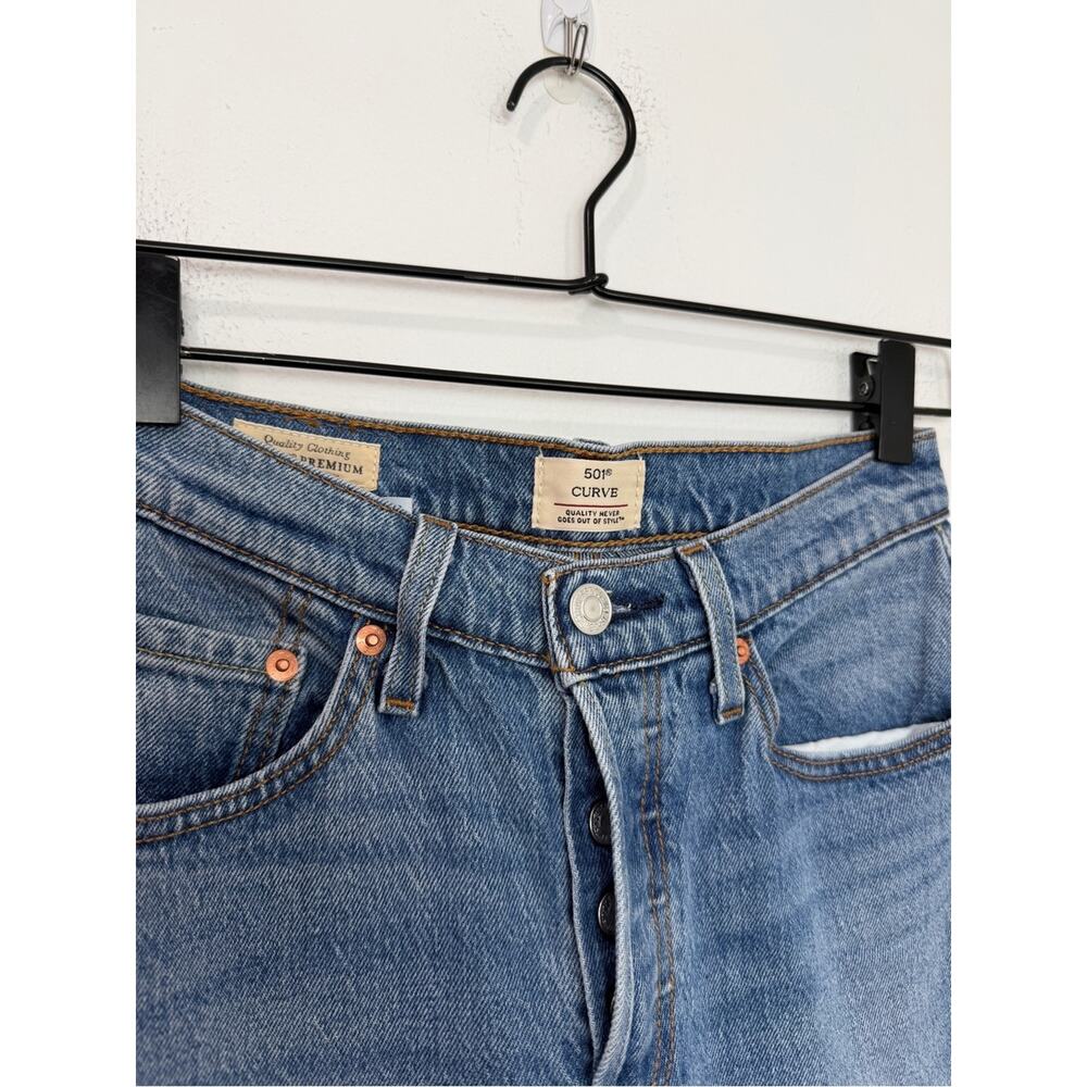 Levi’s 501 Curve Jeans Women's Premium High Rise Straight Leg Size 27 - Picture 6 of 9